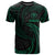 Polynesian Hawaii T Shirt Green Tribal Wave Unisex Green - Polynesian Pride