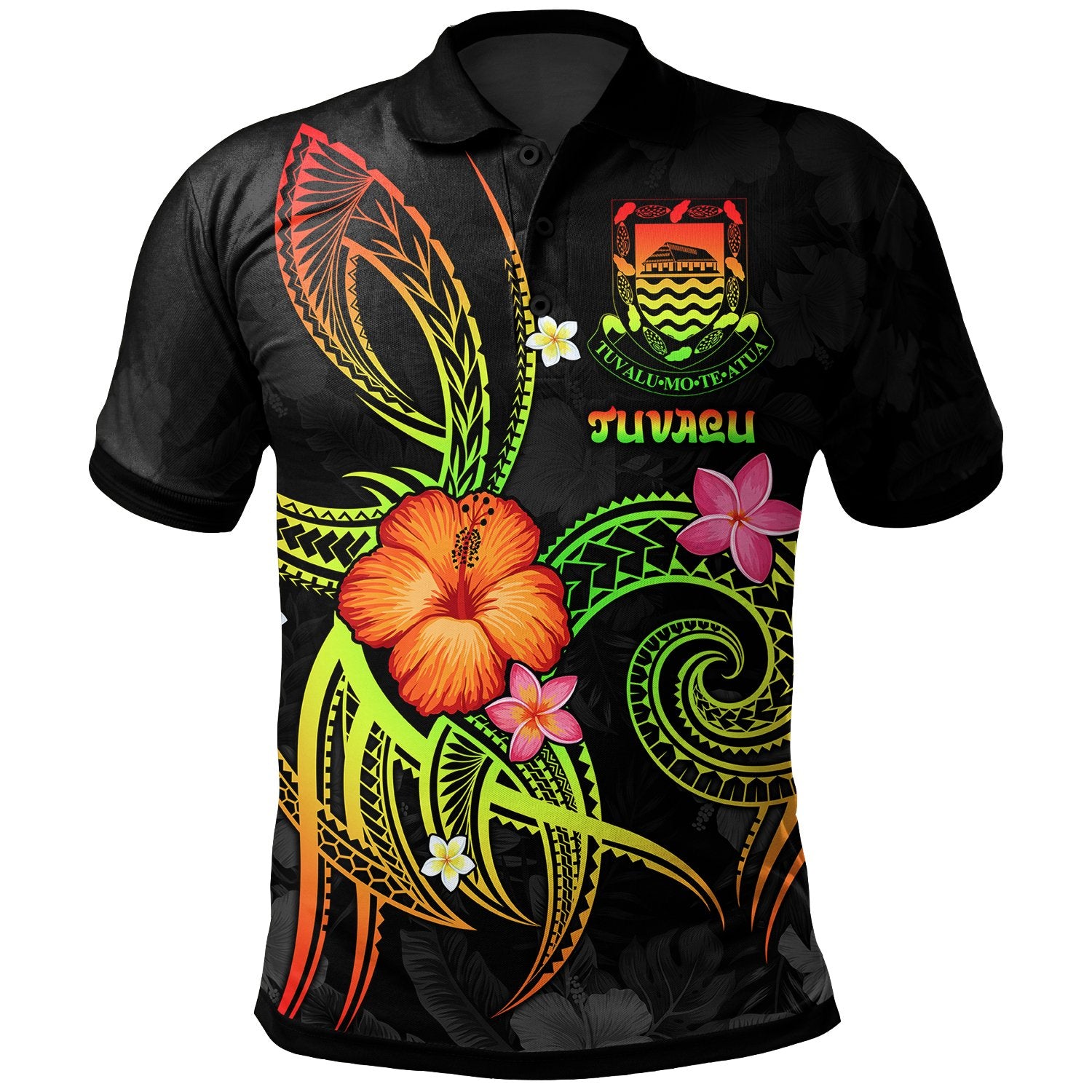 Tuvalu Polynesian Polo Shirt Legend of Tuvalu (Reggae) Unisex Reggae - Polynesian Pride