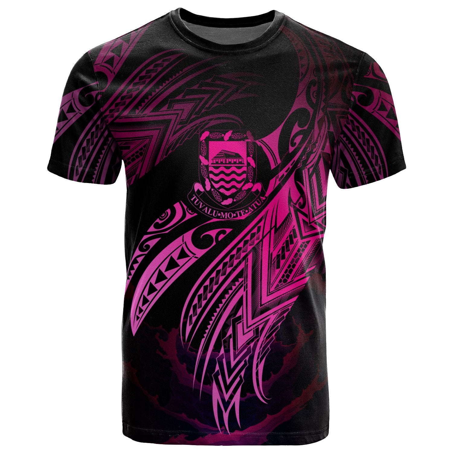 Tuvalu Polynesian T Shirt Tuvaluan Legend Pink Version Unisex Pink - Polynesian Pride