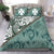 Wallis and Futuna Bedding Set - Leaves And Turtles Green - Polynesian Pride