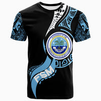 Federated States of Micronesia T Shirt Micronesia Pride LT12 Unisex Black - Polynesian Pride