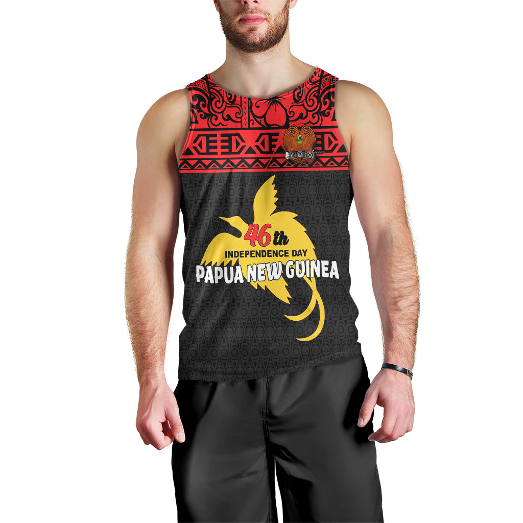 (Custom Personalised) Papua New Guinea Independence Day Men Tank Top - LT12 - Polynesian Pride