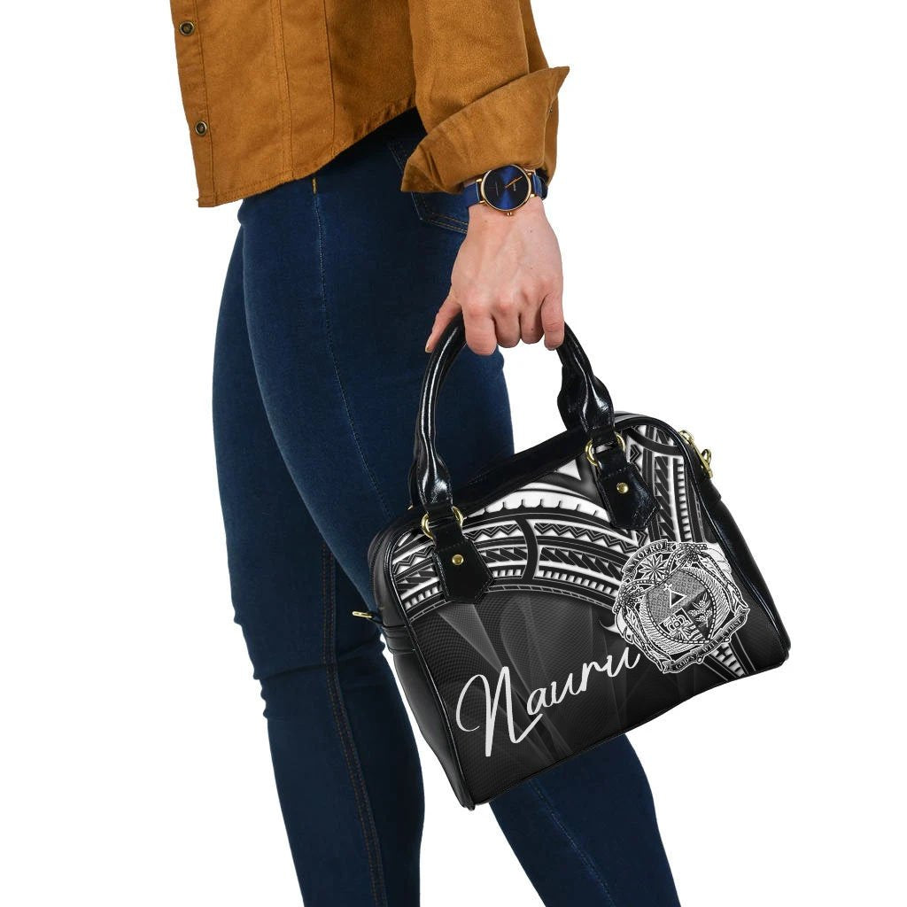 Nauru Shoulder Handbag - Cross Style One Size Black - Polynesian Pride