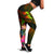 American Samoa Polynesian Women's Leggings - Hibiscus and Banana Leaves Reggae - Polynesian Pride