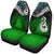 New Zealand Maori Car Seat Covers - Manaia Paua Shell Glitter Green LT4 One Size Green - Polynesian Pride