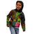 New Caledonia Polynesian Hoodie Hibiscus and Banana Leaves - Polynesian Pride