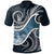 New Caledonia Polynesian Polo Ocean Style Unisex Blue - Polynesian Pride