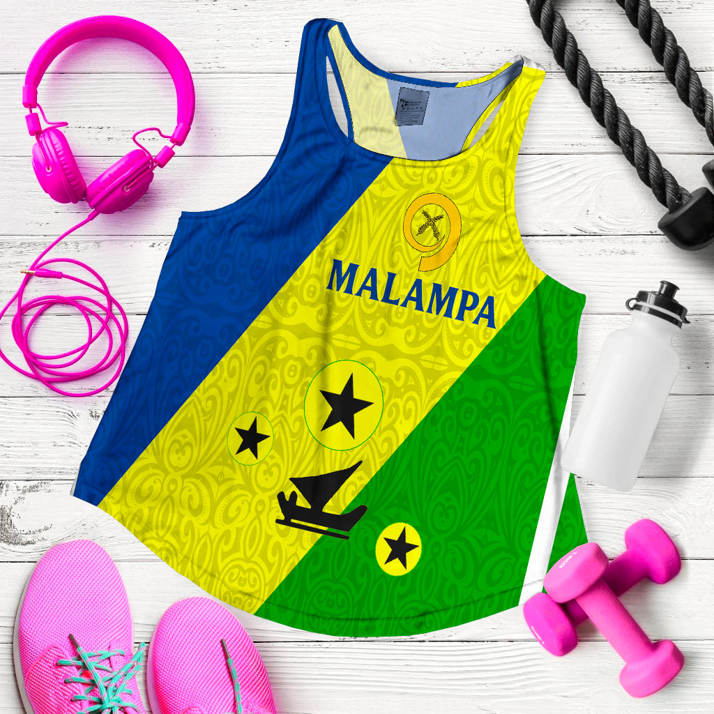 Vanuatu Malampa Province - Women Tank Top - Flag Style - LT12 - Polynesian Pride