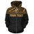 Wallis and Futuna Polynesian Custom Zip up Hoodie Yellow - Polynesian Pride