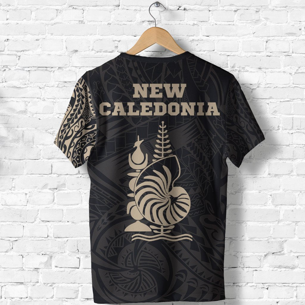 New Caledonia T Shirt New Caledonia Flag Polynesian Tattoo Style - Polynesian Pride