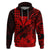 Kakau Polynesian Tribal Hawaiian Turtle with Kanaka Maoli Red Hoodie LT9 - Polynesian Pride