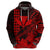 Kakau Polynesian Tribal Hawaiian Turtle with Kanaka Maoli Red Hoodie LT9 - Polynesian Pride