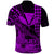 Custom Kakau Polynesian Tribal Hawaiian Turtle with Kanaka Maoli Purple Polo Shirt LT9 - Polynesian Pride