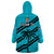 Fiji Rugby Tapa Pattern Fijian 7s Cyan Wearable Blanket Hoodie LT14 - Polynesian Pride