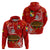 Custom Tonga Kumete Kava Bowl Sila Vibes Red Hoodie LT8 Pullover Hoodie Red - Polynesian Pride