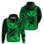 Kakau Polynesian Tribal Hawaiian Turtle with Kanaka Maoli Green Hoodie LT9 Green - Polynesian Pride