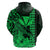 Kakau Polynesian Tribal Hawaiian Turtle with Kanaka Maoli Green Hoodie LT9 - Polynesian Pride