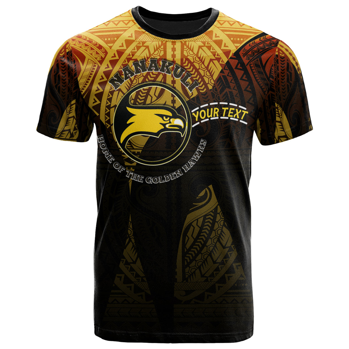 Hawaii Nanakuli High and Intermediate School Custom T Shirt Nanakuli High School Polynesian Pattern LT10 - Polynesian Pride