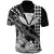 Kakau Polynesian Tribal Hawaiian Turtle with Kanaka Maoli Black Polo Shirt LT9 - Polynesian Pride