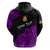 Custom Ribaberiki Kiribati Coat of Arms Mix Purple Polynesian Hoodie LT14 - Polynesian Pride