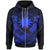 Nauru Polynesian Custom Zip up Hoodie Nauru Blue Seal Camisole Hibiscus Style Unisex Blue - Polynesian Pride