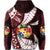 Tonga Hoodie Emancipation Day Kupesi Pattern No.2 Black LT9 - Polynesian Pride