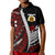 Tonga High School 75th Anniversary Polo Shirt Black Polynesian Minimalist Style LT9 Kid Black - Polynesian Pride