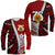 Tonga High School 75th Anniversary Long Sleeve Shirt Red Polynesian Minimalist Style LT9 Unisex Red - Polynesian Pride