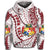 Custom Tonga Hoodie Emancipation Day Kupesi Pattern No.2 White LT9 Hoodie - Polynesian Pride