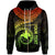 Papua New Guinea Polynesian Custom Zip up Hoodie Papua New Guinea Waves (Reggae) Unisex Reggae - Polynesian Pride