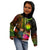 Marshall Islands Polynesian Custom Zip up Hoodie Hibiscus and Banana Leaves - Polynesian Pride