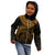 Fiji Polynesian Custom Zip up Hoodie Fiji Waves (Golden) - Polynesian Pride