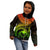 Papua New Guinea Polynesian Custom Zip up Hoodie Papua New Guinea Waves (Reggae) - Polynesian Pride