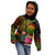 Federated States of Micronesia Polynesian Custom Zip up Hoodie Hibiscus and Banana Leaves - Polynesian Pride