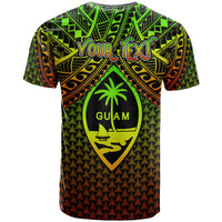 Polynesian Guam Custom T Shirt Reggae Vintage Polynesian Patterns - Polynesian Pride