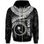 Chuuk Polynesian Custom Zip up Hoodie Chuuk Waves (White) Unisex White - Polynesian Pride