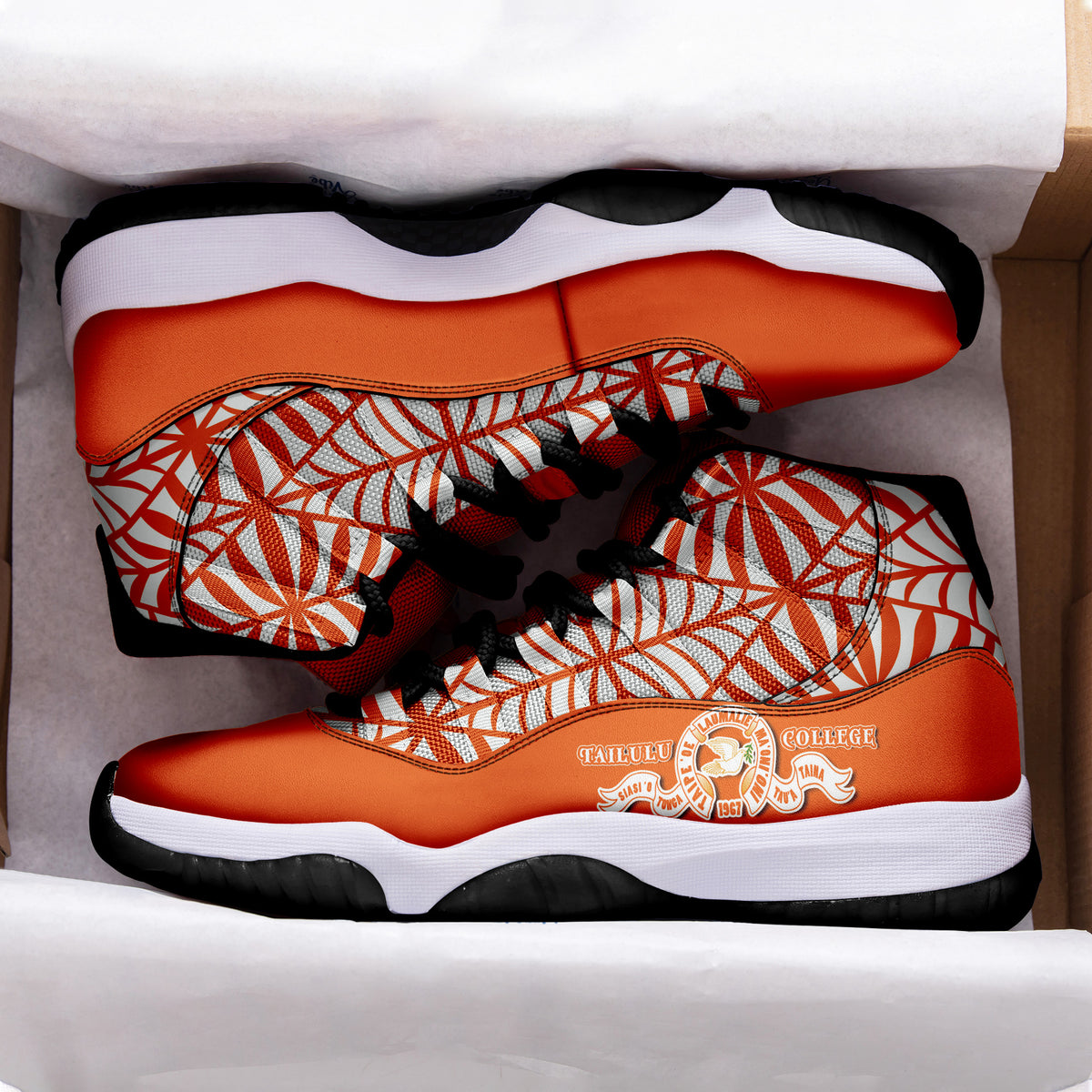 Taiulu College Tonga Sneaker J.11 Style No.2 LT6 - Polynesian Pride