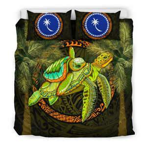 Chuuk Bedding Set - Polynesian Turtle Palm Tree - Polynesian Pride