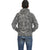 White Palm Polynesian Inside Print Zip Hoodie - Polynesian Pride