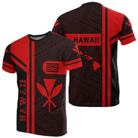 Kanaka Polynesian T Shirt Red Morale Style Unisex Red - Polynesian Pride