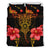 Hawaiian Hamerhead Shark Polynesian Hibiscus Bedding Set Black - Polynesian Pride