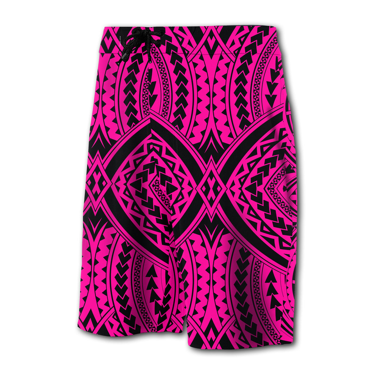 Hawaii Polynesian Tradition Board Shorts Pink - Polynesian Pride