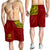 Tonga High School Men Shorts Tongan Ngatu LT13 Red - Polynesian Pride