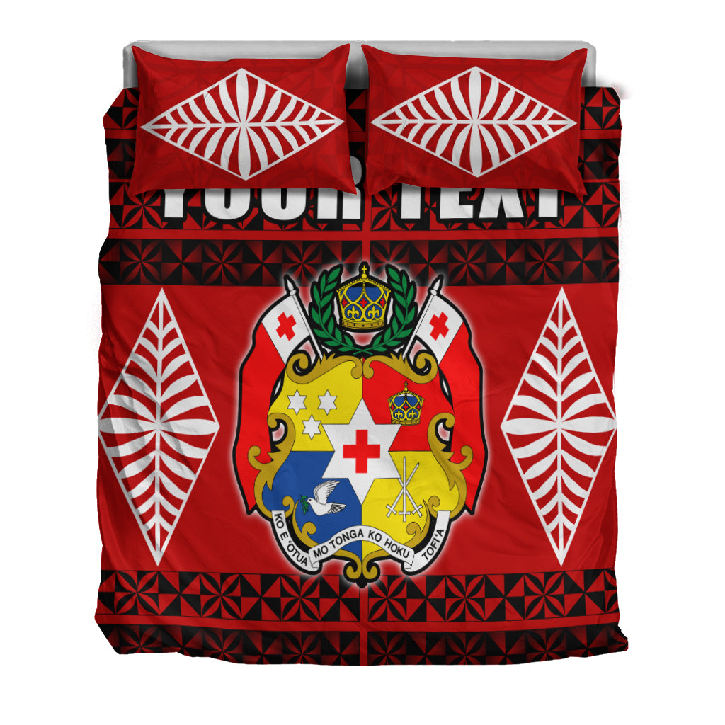 (Custom Personalised) Tonga Bedding Set - Tongan Pattern LT13 - Polynesian Pride