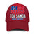 Toa Samoa Rugby Classic Cap Proud 685 Made History Red Ver.03 LT13 Classic Cap Universal Fit Red - Polynesian Pride