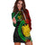 (Custom Personalised) Vanuatu Heart Polynesian Hoodie Dress Turtle Sand Drawings LT13 - Polynesian Pride