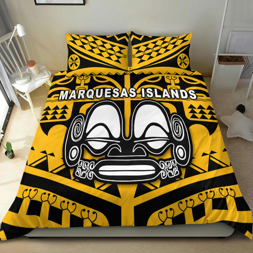 Marquesas Islands Bedding Set - Marquesas Tattoo Version 02 LT13 - Polynesian Pride