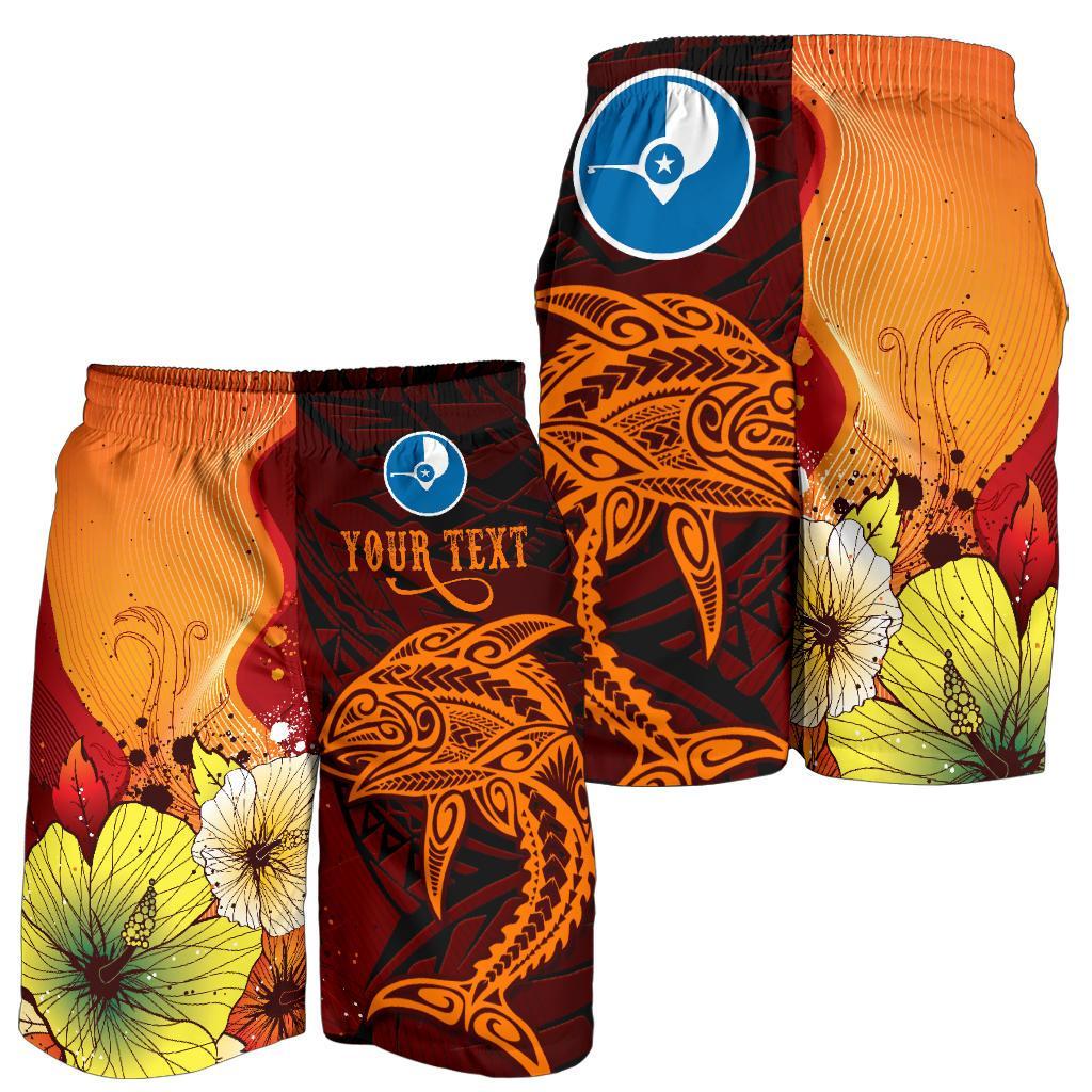 Yap Custom Personalised Men's Shorts - Tribal Tuna Fish - Polynesian Pride