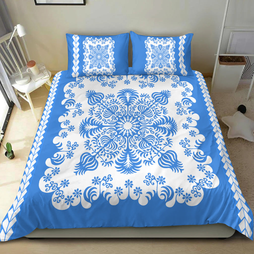 Hawaii Bedding Set Pattern Version Special Blue LT13 - Polynesian Pride