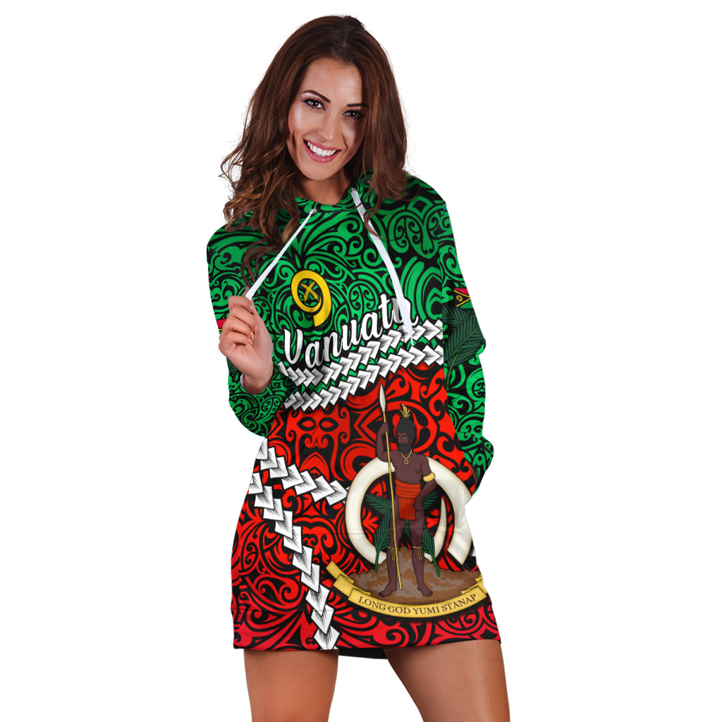 Vanuatu Hoodie Dress Simple LT13 - Polynesian Pride